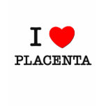 I Love Placenta t-shirts
