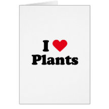 I love plants cards