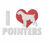 I Love Pointers Embroidered Shirt (T-Shirt) embroidered shirts