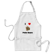 I love polar bears Apron