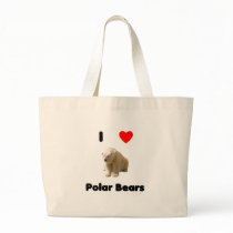 I love polar bears Bag