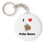 I love polar bears Keychain