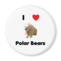 I love polar bears Magnet