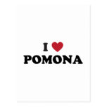 I Love Pomona California Postcard