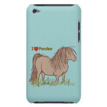 I Love Ponies iPod Touch Case