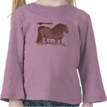 I Love Ponies T Shirt