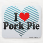 I Love Pork Pie Mousepad