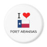 I Love Port Aransas Texas Fridge Magnets