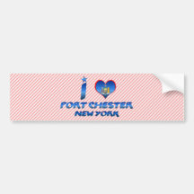 I love Port Chester, New York Bumper Sticker