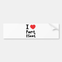 I love Port Isaac Bumper Stickers