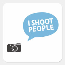 I Love Portrait Photography Stickers