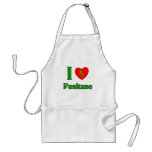 I Love Positano Italy aprons