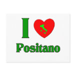 I Love Positano Italy Post Card