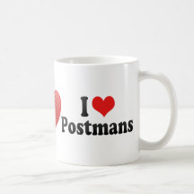 I Love Postmans Mug