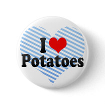 I Love Potatoes Pin
