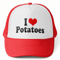 I Love Potatoes Mesh Hats