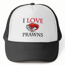 I Love Prawns Hats
