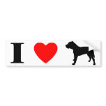 I Love Presa Canarios Bumper Sticker bumper stickers