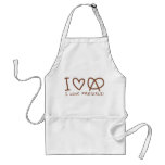 I Love Pretzels aprons
