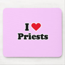 I love priests mouse mats