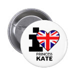 I Love Princess Kate Button