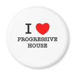 I Love Progressive House magnets