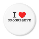 I Love Progressive magnets