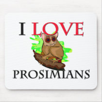 I Love Prosimians mousepads