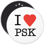 I Love PSK Button