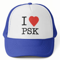I Love PSK hats