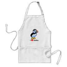 I love Puffins Apron
