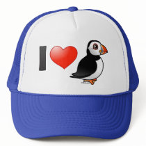 I Love Puffins Trucker Hat