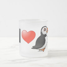 I Love Puffins Mug
