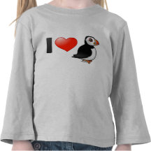 I Love Puffins Tshirt