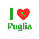I Love Puglia Italy Sticker