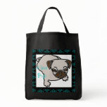 I Love Pugs Tote Tote Bags