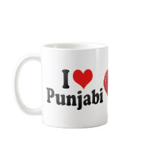 I Love Punjabi Mugs