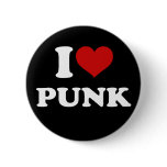 I Love Punk buttons