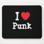 I love Punk heart custom personalised mousepads