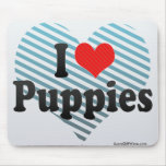 I Love Puppies mousepads