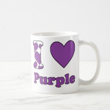 I love Purple Koffie Mok