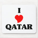 I Love Qatar mousepads