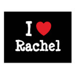 I love Rachel heart T-Shirt Post Cards