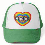 I love Rachel. I love you Rachel. Heart hats