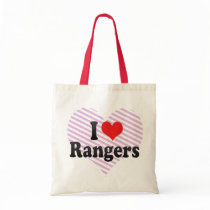 I Love Rangers Canvas Bags
