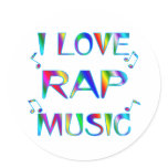 I Love Rap stickers