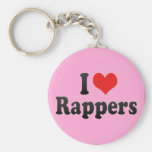 I Love Rappers Keychain