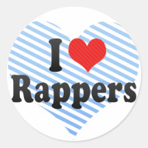 I Love Rappers Sticker