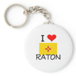 I Love Raton New Mexico Key Chain