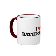 I LOVE RATTLESNAKES COFFEE MUG